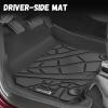 imageFloor Mats Fit for 20192024 2025 Ram 25003500 Crew Cab wBucket Seats Not for PTO KIT Models All Weather TPE Car Mats for Dodge RAM Guard AccessoriesNonSlip Liners NOT Mega Cab