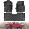 imageFloor Mats for Ford F150 20152025  F150 Lightning 20222025 SuperCrew Custom Fit TPE All Weather Floor Liners 1st ampamp 2nd Row F150 Car AccessoriesFor Ford F250F350F450 20172026  1st  2nd Row