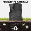 imageFloor Mats for Jeep Grand Cherokee L 20212025 Only for 6Seater wo 2nd Row Center Console All Weather TPE Protection Floor Liners Cargo Mat AccessoriesFor Jeep Grand Cherokee NOT WK2  20222025  1st  2nd Row  Cargo
