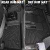 imageFloor Mats for Jeep Grand Cherokee L 20212025 Only for 6Seater wo 2nd Row Center Console All Weather TPE Protection Floor Liners Cargo Mat AccessoriesFor Jeep Grand Cherokee L 6Seat  20212025  Combo Set