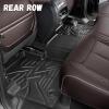 imageFloor Mats for Toyota Tacoma 20052015 Double Cab Only Fit Automatic Custom Fit AllWeather TPE Floor Liners Front ampamp 2nd Row Mat for Tacoma Car AccessoriesFor Toyota Tacoma Double Cab  20052015  1st  2nd Row