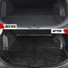imageFloor Mats for Toyota Tacoma 20052015 Double Cab Only Fit Automatic Custom Fit AllWeather TPE Floor Liners Front ampamp 2nd Row Mat for Tacoma Car AccessoriesFor Toyota RAV4  20192025  Floor Mats  Cargo Liner