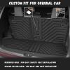 imageFloor Mats for Toyota Tacoma 20052015 Double Cab Only Fit Automatic Custom Fit AllWeather TPE Floor Liners Front ampamp 2nd Row Mat for Tacoma Car AccessoriesFor Toyota Highlander  20202025  Full Set