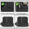 imageFloor Mats for Toyota Tacoma 20052015 Double Cab Only Fit Automatic Custom Fit AllWeather TPE Floor Liners Front ampamp 2nd Row Mat for Tacoma Car AccessoriesFor Toyota Highlander  20202025  Full Set