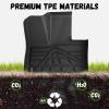 imageFloor Mats for Toyota Tacoma 20052015 Double Cab Only Fit Automatic Custom Fit AllWeather TPE Floor Liners Front ampamp 2nd Row Mat for Tacoma Car AccessoriesFor Toyota RAV4  20192025  Floor Mats  Cargo Liner