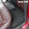 imageFloor Mats for Toyota Tacoma 20052015 Double Cab Only Fit Automatic Custom Fit AllWeather TPE Floor Liners Front ampamp 2nd Row Mat for Tacoma Car AccessoriesFor Toyota Tacoma Double Cab  20162023  1st  2nd Row