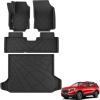 imageFloor Mats for Chevy EquinoxGMC Terrain 20182024 Not fit EV Models All Weather TPE Protection Floor Liners Accessories 1st ampamp 2nd Row ampamp Cargo LinerFor GMC Terrain  Chevy Equinox  20182024  1st  2nd Row  Cargo Liner
