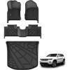 imageFloor Mats for Jeep Grand Cherokee L 20212025 Only for 6Seater wo 2nd Row Center Console All Weather TPE Protection Floor Liners Cargo Mat AccessoriesFor Jeep Grand Cherokee WK2  20162022  1st  2nd Row  Cargo