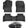 imageFloor Mats for Toyota Tacoma 20052015 Double Cab Only Fit Automatic Custom Fit AllWeather TPE Floor Liners Front ampamp 2nd Row Mat for Tacoma Car AccessoriesFor Toyota Corolla Sedan  20192025  1st  2nd Row