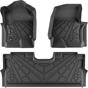 imageFloor Mats for Ford F150 20152025  F150 Lightning 20222025 SuperCrew Custom Fit TPE All Weather Floor Liners 1st ampamp 2nd Row F150 Car AccessoriesFor Ford F250F350F450 20172026  1st  2nd Row