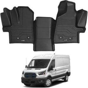imageFloor Mats for Ford F150 20152025  F150 Lightning 20222025 SuperCrew Custom Fit TPE All Weather Floor Liners 1st ampamp 2nd Row F150 Car AccessoriesFor Ford Transit  20222024  1st Row