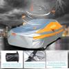 imageCar Cover 6 Layers Waterproof All Weather for Automobiles Outdoor Full Exterior Cover Rain Sun UV Protection with PEVA Material Easy Put on with Zipper Universal Fit for Sedan 194206 inch