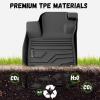 imageFloor Mats for Honda CRV 20232026 Include Gas ampamp Hybrid All Weather TPE Protection Floor Liners Accessories 1st ampamp 2nd RowFor Honda CRV  20232026  1st  2nd Row  Cargo Liner
