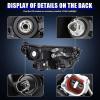imageHeadlight Assembly Fit for 20162018 For Toyota For RAV4 Halogen Headlamp Driver and Passenger Side Replacement 811100R080 811500R080 TO2502247 TO2503247