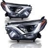 imageHeadlight Assembly Fit for 20162018 For Toyota For RAV4 Halogen Headlamp Driver and Passenger Side Replacement 811100R080 811500R080 TO2502247 TO2503247