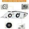 imageHeadlights Assembly Fit for 20002004 Toyota Avalon Halogen Headlamps Replacement OE Style Faros Delanteros wo Bulbs Driver and Passenger Side Pair TO2502132 TO2503132