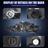 imageHeadlights Assembly Fit for 20172019 Corolla L CE LE LCE XLE Halogen Headlamp wLED DRL Driver and Passenger Side Replacement TO2502249 TO2503249