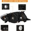 imageHeadlights Assembly for 2009 2010 Toyota Corolla Halogen Headlamps Replacement OE Style Pair of Driver  Passenger Side 8115002670 8111002670 8115002680 8111002680