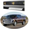 imageHood Scoop with Small Light Front Upper Grille Hood Bulge Molding Compatible with 20142021 Toyota Tundra Replacement for 761800C030 TO1231102 Gloss Black with Small Lights