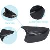 imageRear View Side Mirror Cover Caps Compatible with 20142022 Infiniti Q50 Q60 Q70 Left and Right Black Carbon fiber