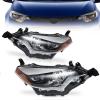 imageHeadlights Assembly for 20142016 Toyota Corolla Built in LED Projector Headlamps Replacement OE Style Faros Delanteros Driver ampamp Passenger Side Black Housing ampamp Clear Lens