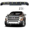 imageHood Scoop with Small Light Front Upper Grille Hood Bulge Molding Compatible with 20142021 Toyota Tundra Replacement for 761800C030 TO1231102 Gloss Black with Small Lights