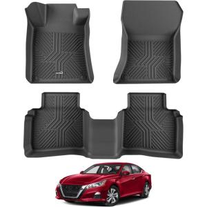 imageFloor Mats for Nissan Altima 20192025 SSLSRSVPlatinum All Weather TPE Custom Fit Car Mats Protection AntiSlip Floor Liners Nissan Altima Accessories 1st ampamp 2nd Row
