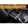 imageCenter Console Organizer Armrest Storage Tray Compatible with Ford Bronco 2021 2022 4 Door and 2 Door Console Storage Box ABS Insert Tray Armrest Storage Box Black Upper ampamp LowerLevelBlack