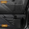 imageFront Door Storage Pocket Organizer Box Compatible with Ford Bronco 4 Door and 2 Door Cup Holder Pocket Door Side Insert Organizer Black 2PCS
