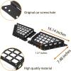 imageFront Door Storage Pocket Organizer Box Compatible with Ford Bronco 4 Door and 2 Door Metal Pocket Door Side Molle Panels Insert Organizer Black 2PCS