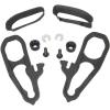 imageFront Tow Hooks Left ampamp Right with Bumper Bezel Kit Fit for Dodge Ram 1500 2019 2020 2021 Replace Number 68272944AB 68272945AB