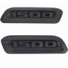 imageHood Emblem Bezel Compatible with 2019 Dodge Ram 1500 Right ampamp Left Side Nameplate Badge Black
