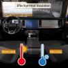 imageWindshield Sun Shade Compatible with 2020 2021 2022 Ford Bronco Accessories 24 Door Sunshade Sun Visor Sun Insulated Protection