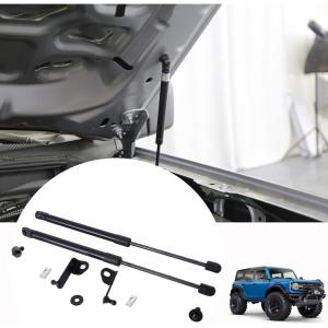 imageFront Hood Lift Supports Shocks Compatible with Ford Bronco 20212022 Ford Bronco Accessories Struts Gas Springs 2 Piece