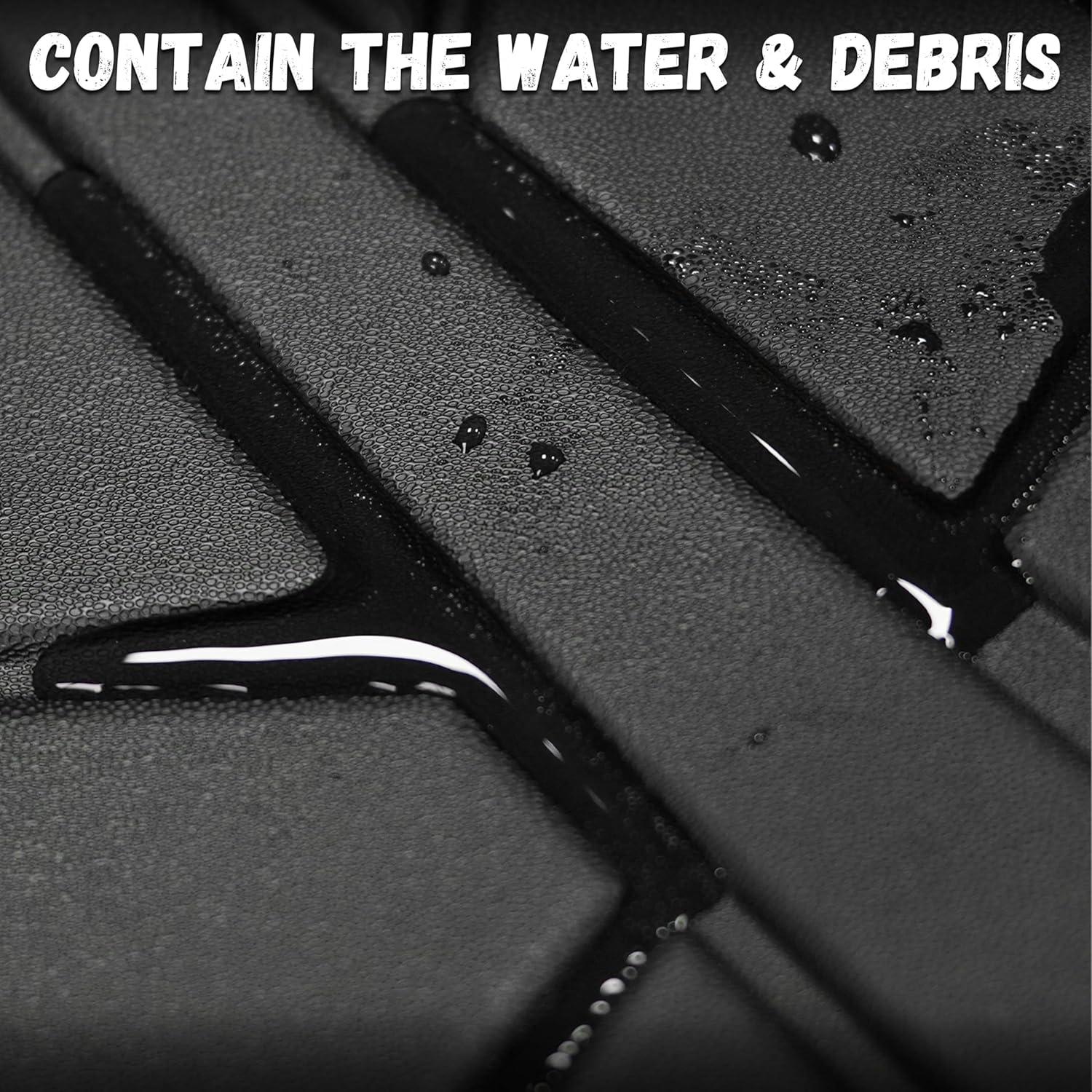 imageFloor Mats for Chevy ColoradoGMC Canyon 2023 2024 2025 2026 Crew Cab All Weather TPE Protection Floor Liners Accessories 1st ampamp 2nd RowFor GMC Sierra  Chevy Silverado  20192025  1st  2nd Row