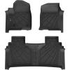 imageFloor Mats for Chevy ColoradoGMC Canyon 2023 2024 2025 2026 Crew Cab All Weather TPE Protection Floor Liners Accessories 1st ampamp 2nd RowFor GMC Sierra  Chevy Silverado  20192025  1st  2nd Row